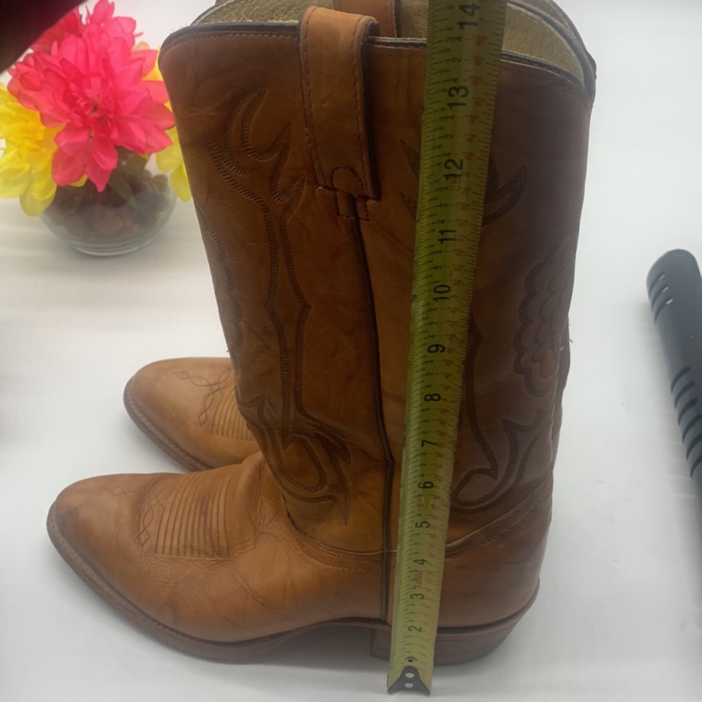 Texas Imperial vintage Leather Cowboy Boots M241 Sz 8.5. COW3076 - Picture 14 of 14